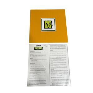 HASBRO Pay Day Retro Series 1975 Edition Replacement Board Instructions 2015